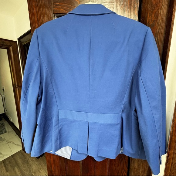 18W periwinkle blue Talbots blazer, rarely worn - Picture 3 of 4